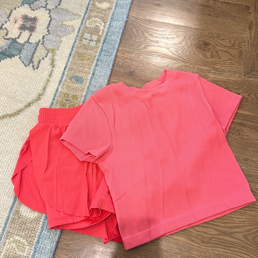 JoyLab Vibrant Red Ribbed Set - Picture 4 of 4